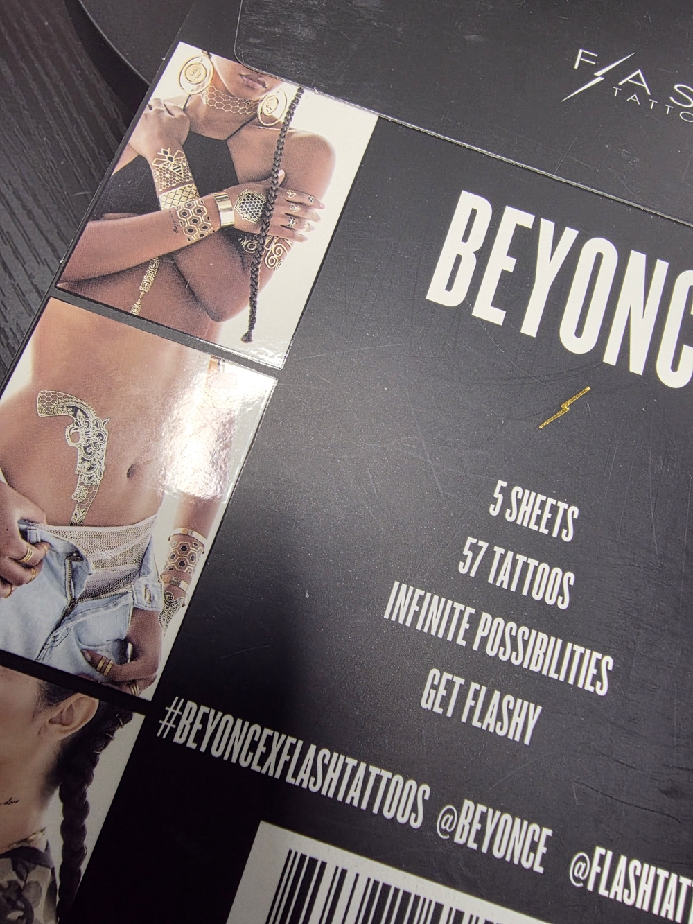 Beyonce X Flash Tattoos - Temporary - Picture 5 of 5
